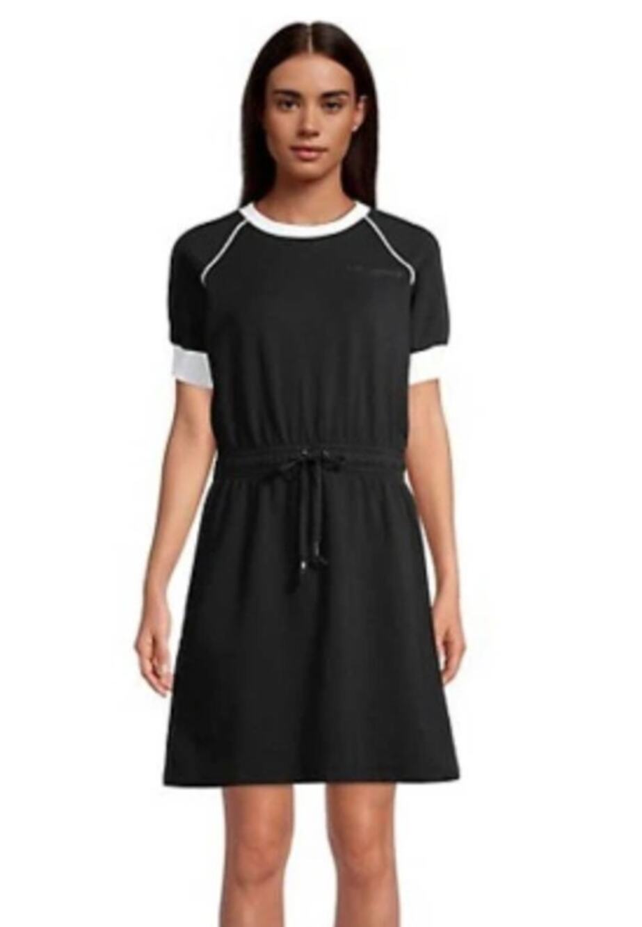 Karl Lagerfeld Paris Jersey Knit Color Block Dress size Large